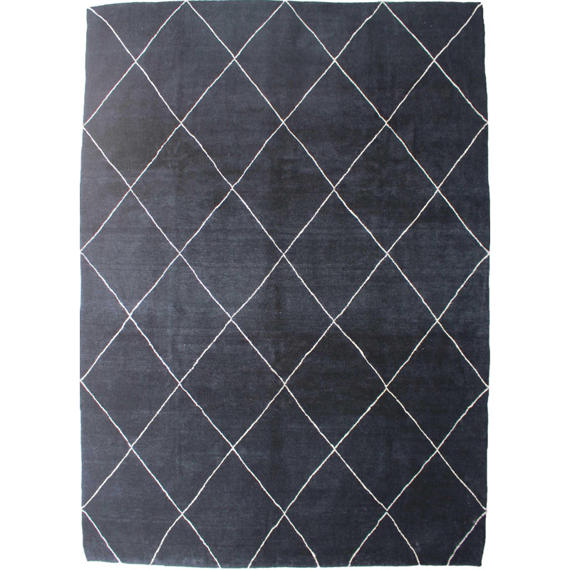 Abstract Hand Woven Area Rug, Rectangle 280cm x 381cm 