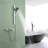 1 Handle Bathroom Waterfall Faucet with Diverter-91135489