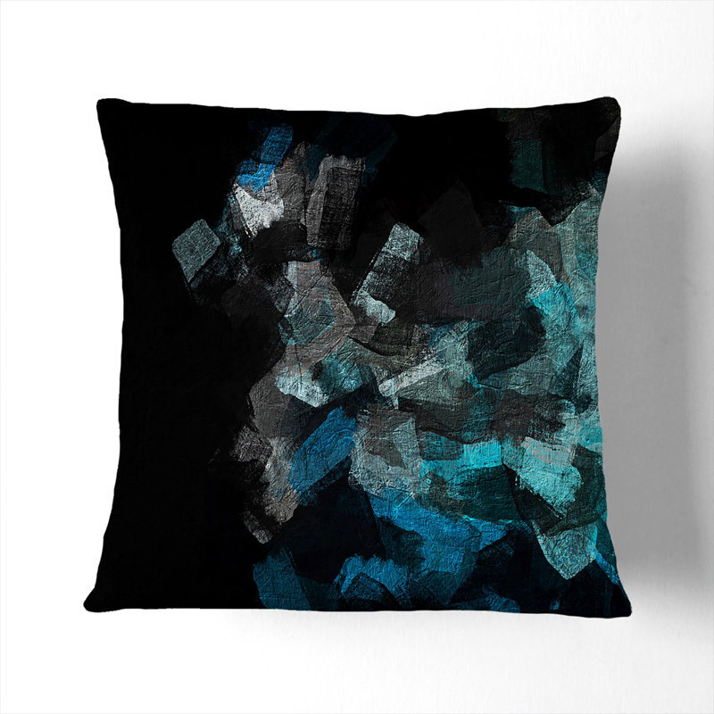Abstract Square Throw Cushion, 40cm H x 40cm W x 15cm D