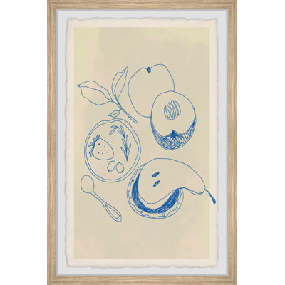 Fruits et fruits de mer Diptyque A - 30 x 45