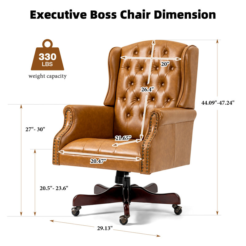 Sharann Executive Chair, Brown