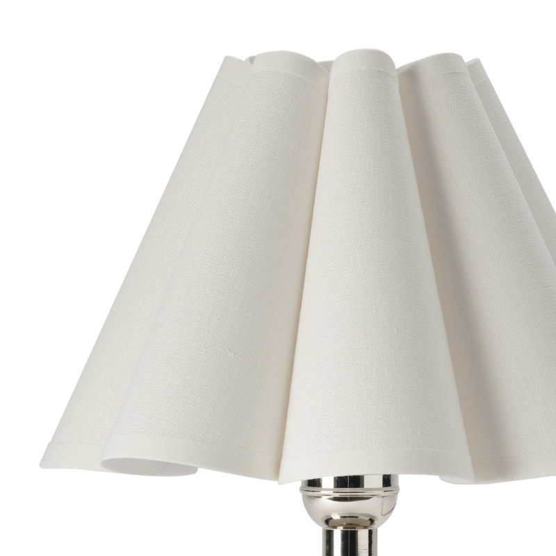 Giorgio Crystal Mini Lamp, Silver, White