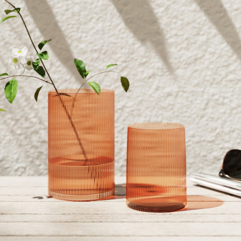 Vase Brigida, H 5,5 po x l 4 po x P 4 po