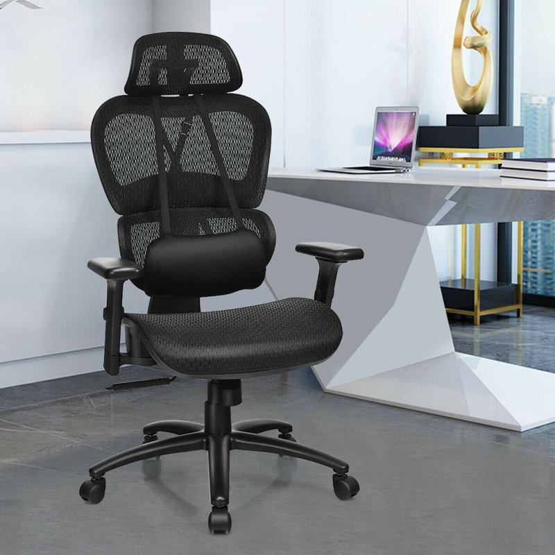 Chaise de travail en filet Sigisbert