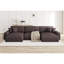Emma 6 Seater Corduroy Sofa Bed-769956122