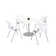 Mode Square Breakroom Table and Kool Chair Set
