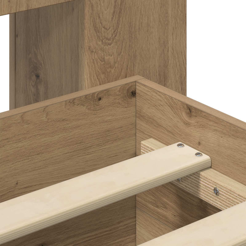 Bed, Artisan Oak, 80 x 200cm