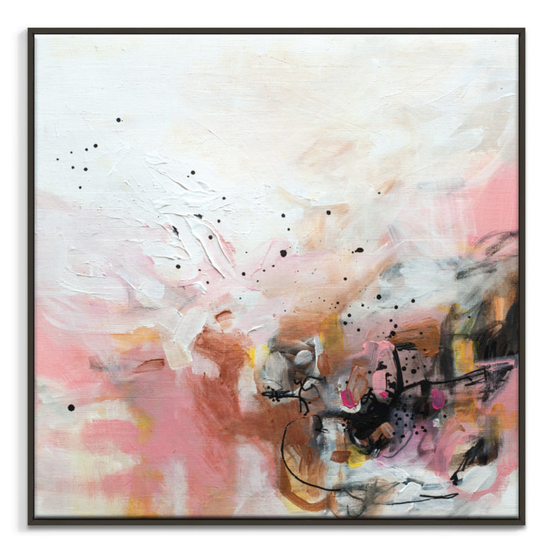 60615 by Amanada Morie - Print on Canvas, 76cm H x 76cm W, Black