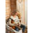 Polly 53'' Silver LED Task Floor Lamp