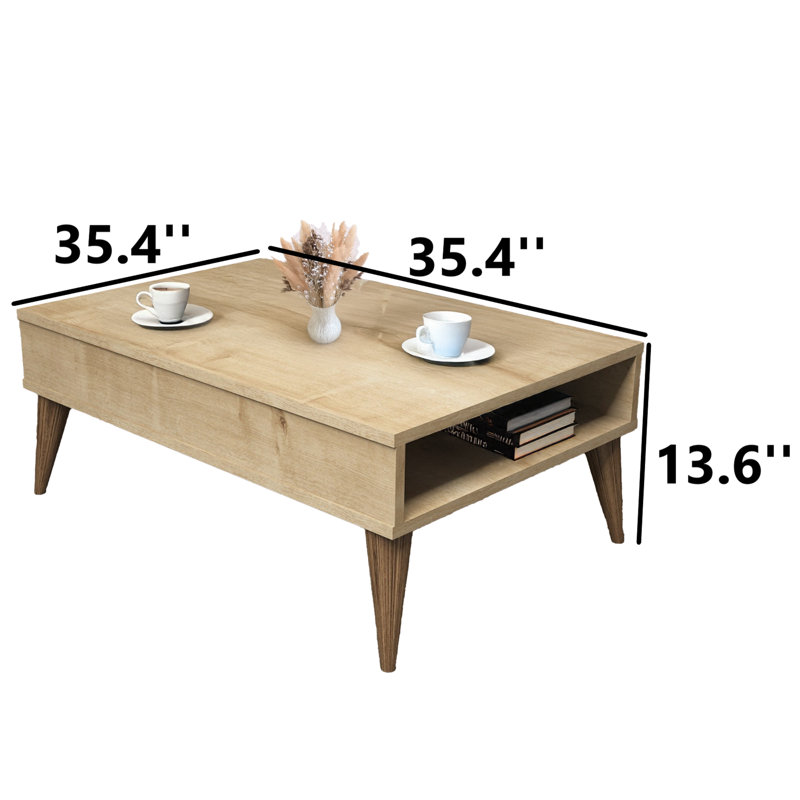 Table basse 35,4 po à 4 pieds