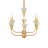 Aurelia Frost Rectangular Chandelier
