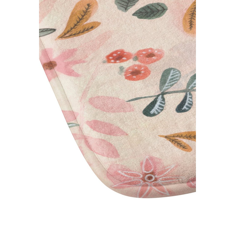 Tapis pour salle de bain floral féminin