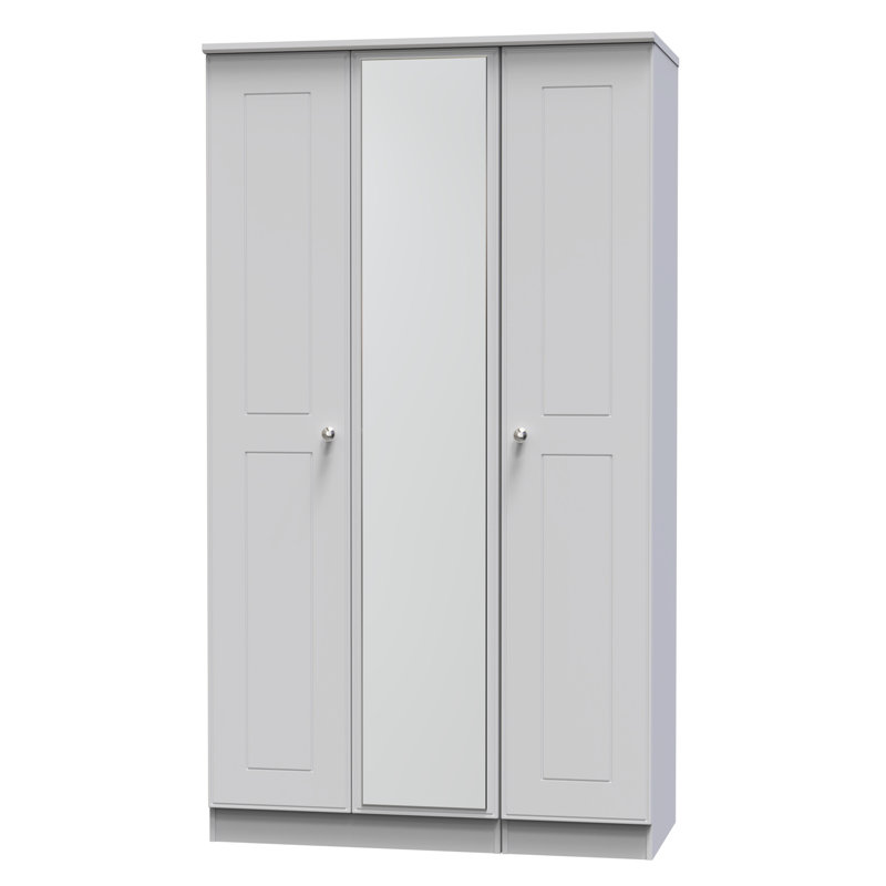 Conners Manufactured Wood Wardrobe, Grey Matt