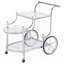 Chariot de service à 3 niveaux avec roulettes Reia Chrome