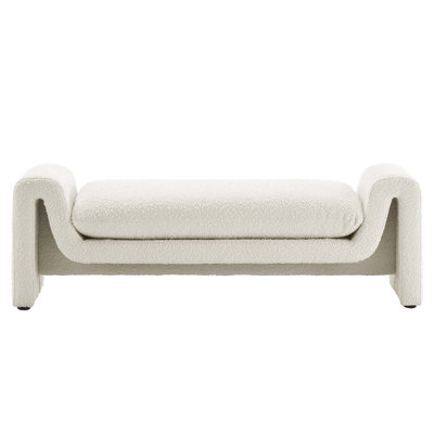 Modway Waverly Boucle Fabric Bench