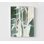 «Blink White Gold I» par Cartissi, reproduction d'art abstrait vert très grand, décor de maison abstrait moderne, art mural grand hall d'entrée, décor de bureau