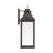 Capoeira Isabela 9" W X 27" H Outdoor 1-Light Night Sky Extra Large Wall Lantern In Oiled Bronze With Clear Glass-70886139
