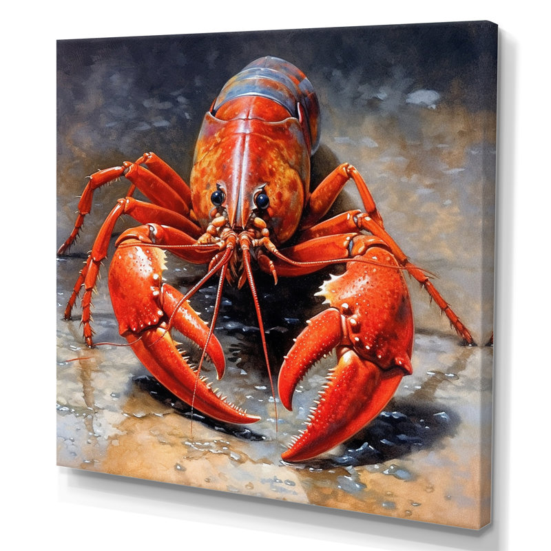 Rampants d'eau douce sur toile, Toile tendue, H 16 po x l 16 po x P 1 po