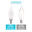 5 watts (équivalent à 60 watts), DEL CA11, ampoule à intensité variable, blanc chaud (2700 K) / culot candélabre