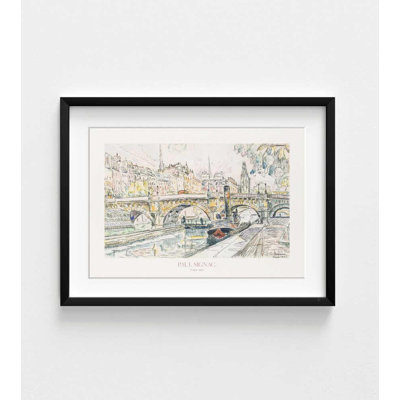 Reproduction d'art mural Paris: croquis de Paul Signac, 1923