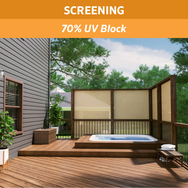 Beech Beige 6' x 15' UV Block Shade Fabric Roll