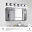 6 lumières de meuble-lavabo à intensité variable - noir, conception moderne pour le mur de la salle de bain, rotatif, écoénergétique, facile à installer, 6 lumières DEL de salle de bain noires, à intensité variable, source confortable, économie-651764146-651764147-651764145