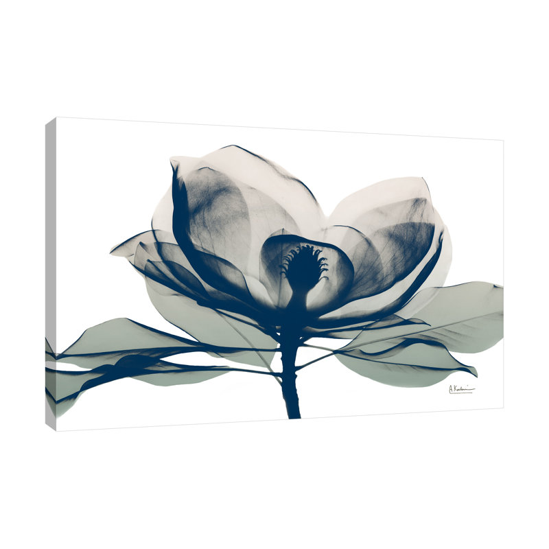 «Blue Ranged Magnolia 1», toile tendue par Albert Koetsier, H 36 po x l 48 po x P 1,5 po