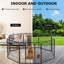 Barrière pour animaux autoportante en métal