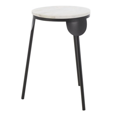 Marble Top End Table