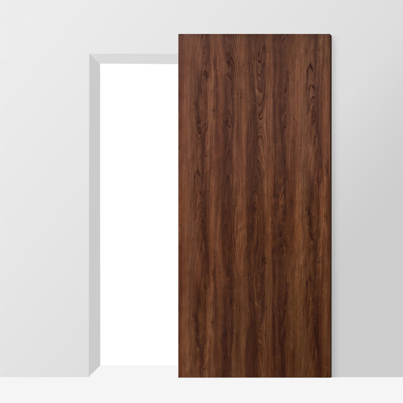 Porte de grange coulissante en noyer, 24 po x 96 po