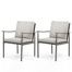 Kashanti 2-Piece Outdoor Dining Chairs with Cushions