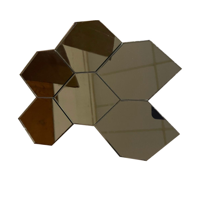Carreau de mosaïque en verre pelez et collez 4 po x 5 po Reflections