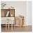 Set Of 4 Stackable Stools, Round Backless Chairs