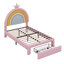 Lit plateforme en velours Aristeu-662336604