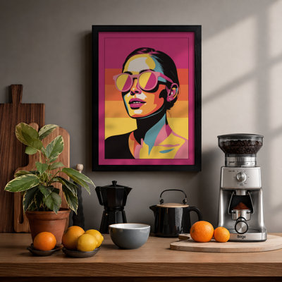 Neon Portrait Pop Art - Print
