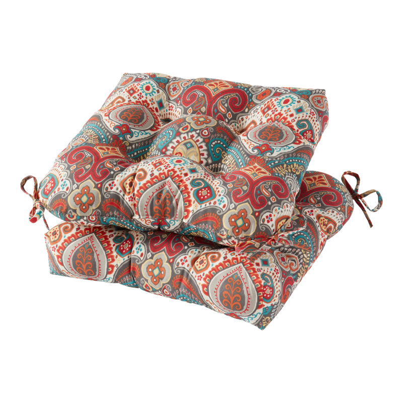 Shipton Outdoor 20'' Dining Chair Seat Cushion, 2, Coronado