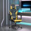 Fauteuil de jeu avec repose-pieds en similicuir-2038813672