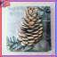 Pinecone Eucalyptus Arrangement Bedding Pinecone Bedspread Nature-125233180