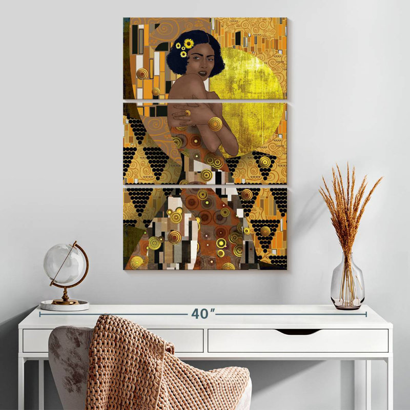 Femme noire confiante Leisha, H 32 po x l 20 po