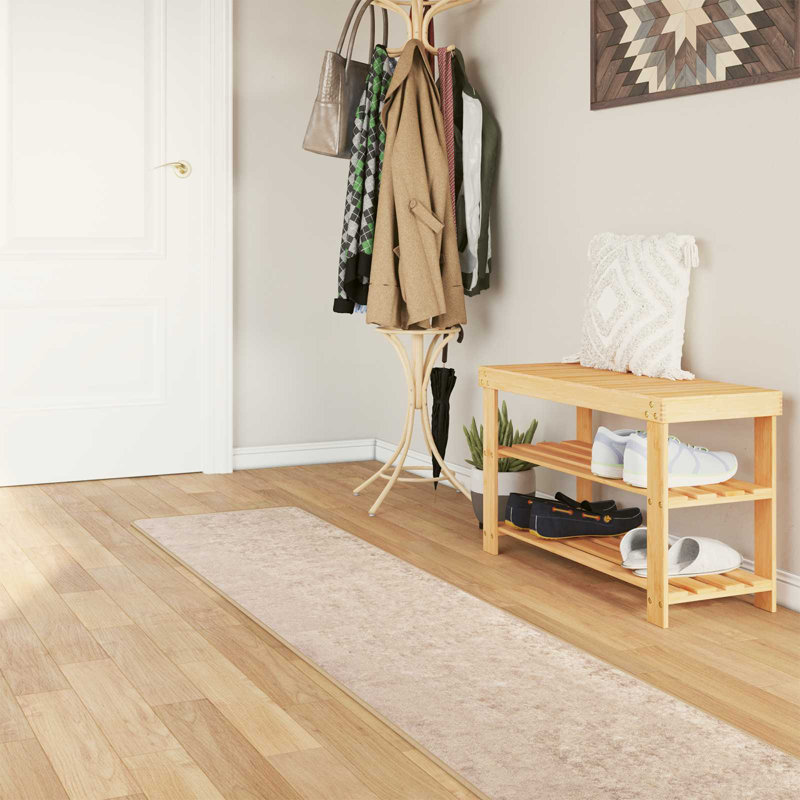 Machine Tufted Area Rug, Beige, Runner 50cm x 450cm
