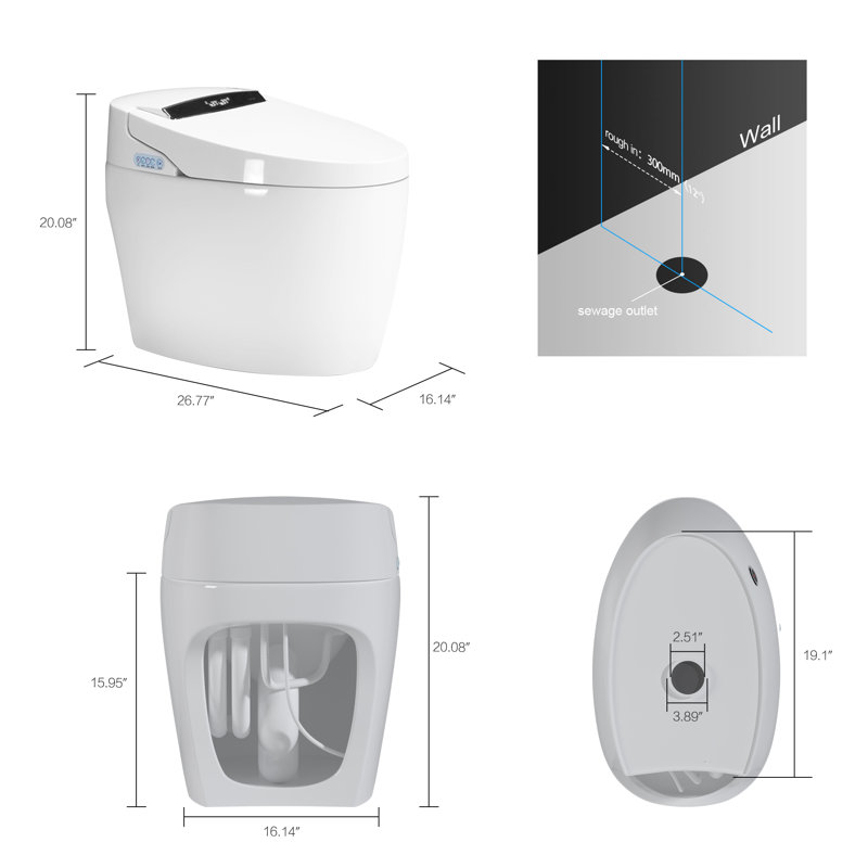 Toilette intelligente avec bidet Smart Smart