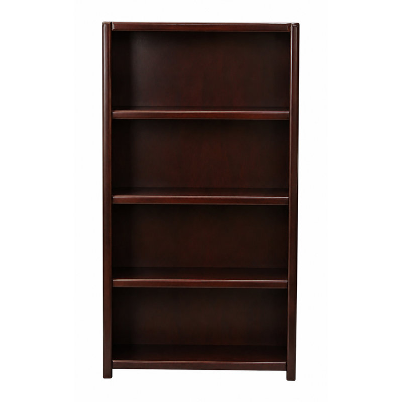 McKaylah Bookcase, Caribbean Rum, (3 Shelf) 60” H x 32” W x 13” D