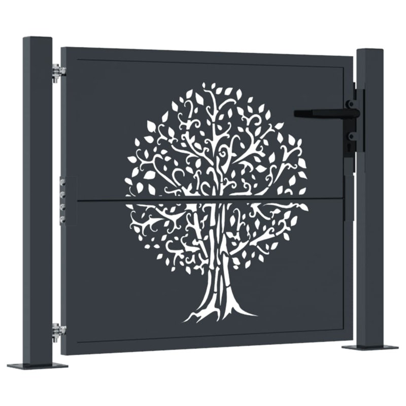Quasqueton Metal Gate, Anthracite, 80" H x 105" W x 3.9" D