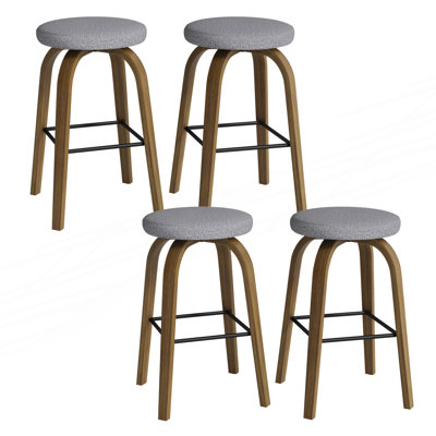 Swivel Upholstered Counter Stool