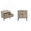 Table de chevet en gris rustique-134609941