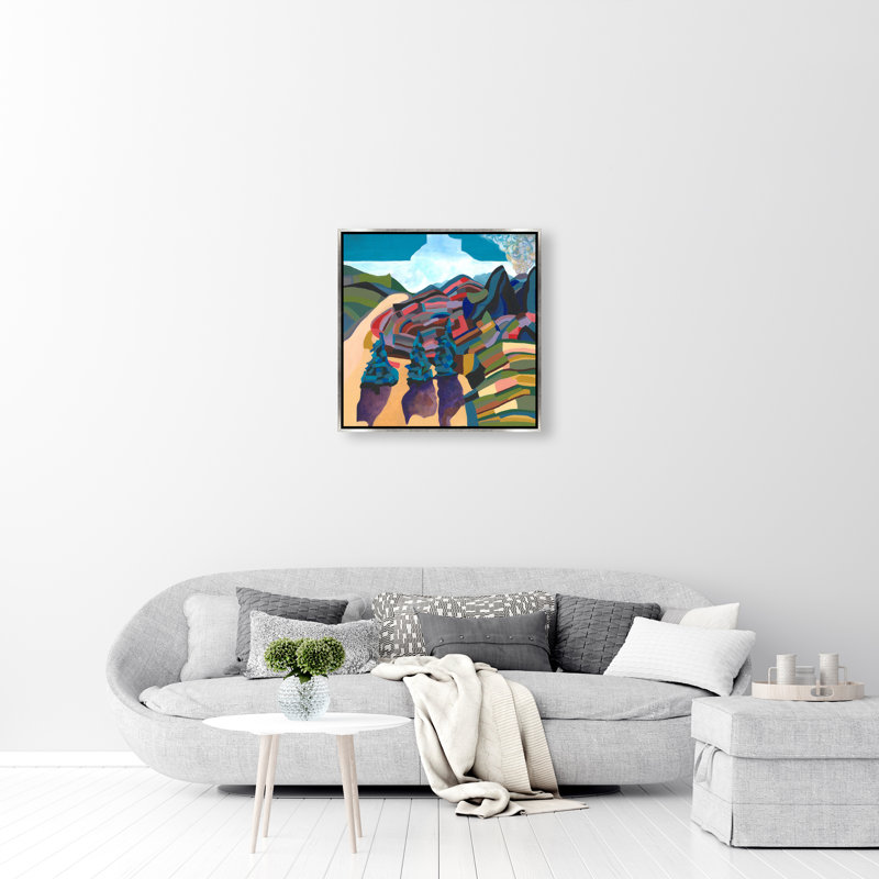 "Champ coloré" par Charlie Brock, H 31,5 po x l 31,5 po