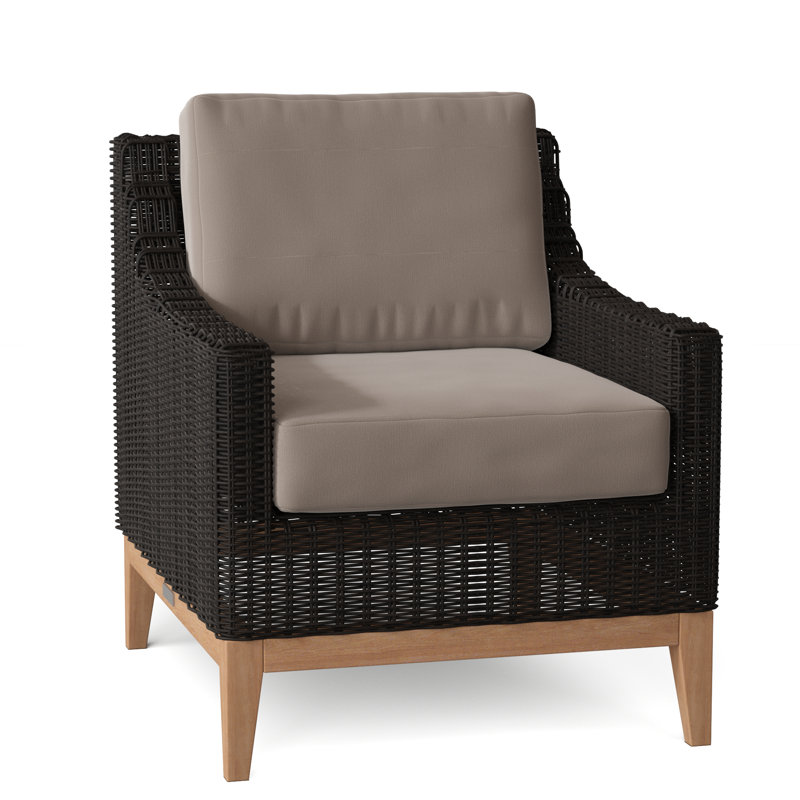 Frances Outdoor Lounge Chair, Ash, Frances Black