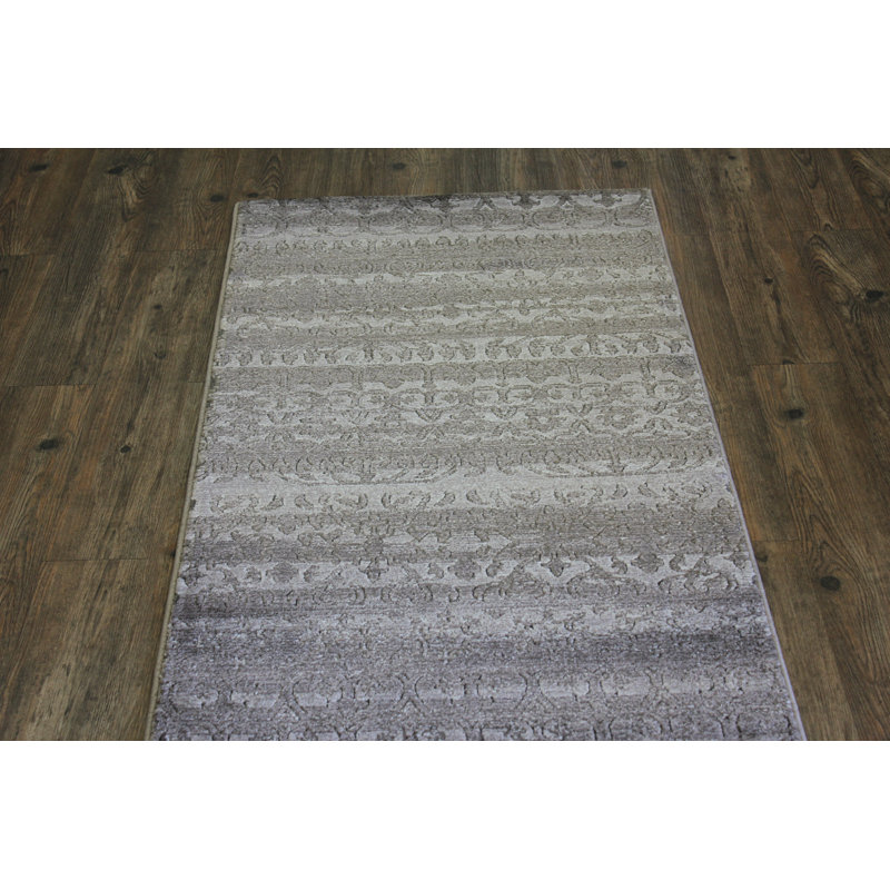 Tapis intérieur/extérieur bleu Straka, Rectangle 5 pi x 8 pi