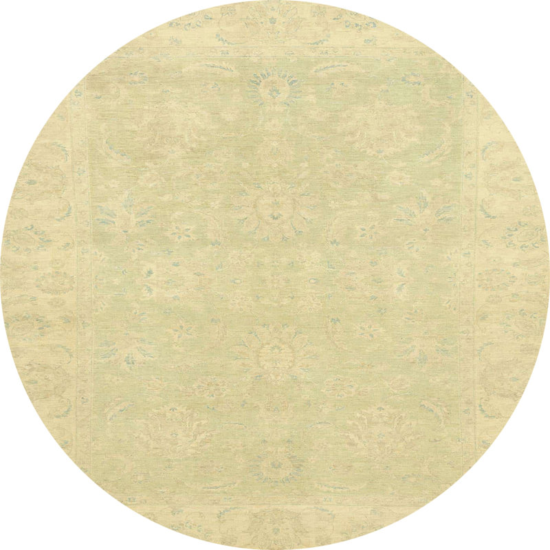 Abstract Indoor Rug, Round 6'