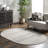 Giannini Geometric Moroccan Area Rug in Gray/ Off White-267648488